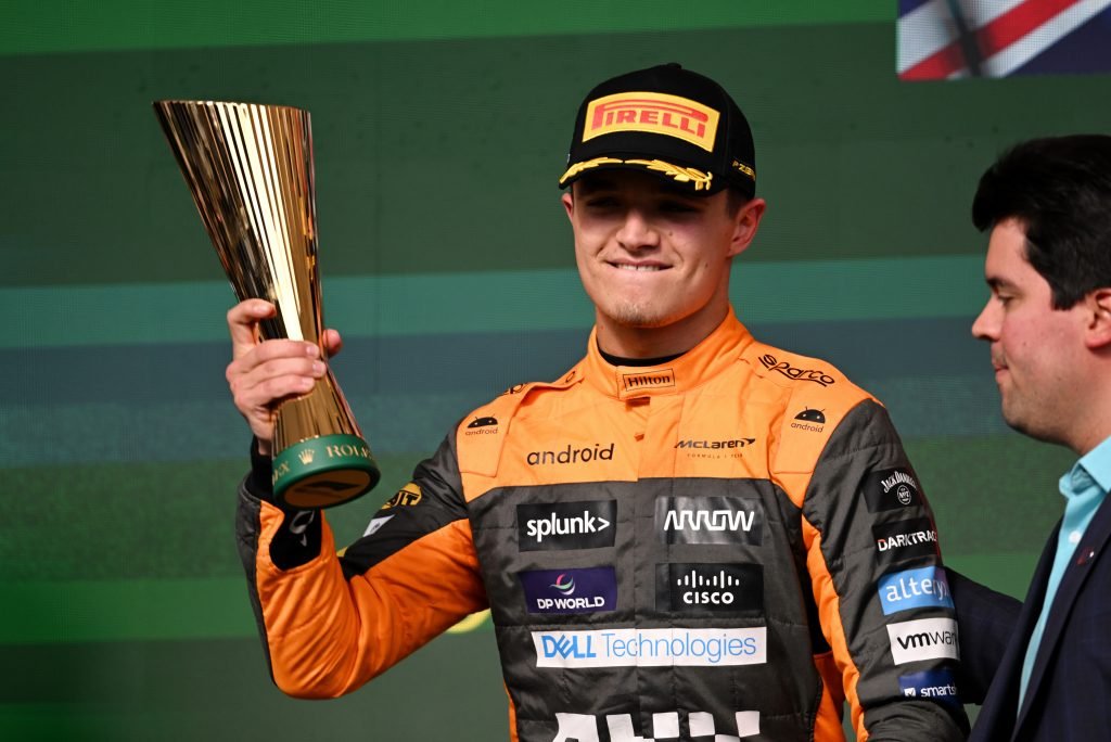 Lando Norris is convinced he will one day hold the trophy as F1 world champion whilst with McLaren