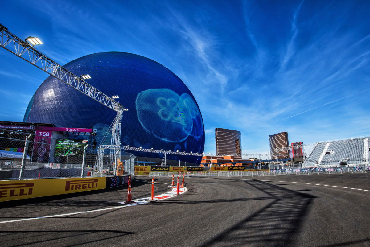 FIA bans three key colours on Sphere during Las Vegas track action