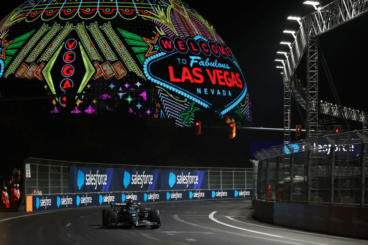 Russell quickest from Piastri as red flag ends Las Vegas FP3 early