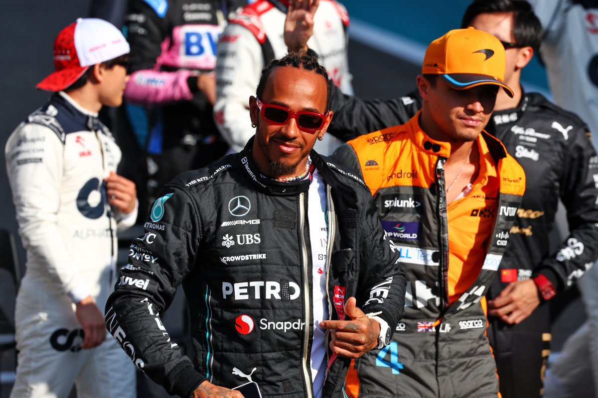Lewis Hamilton will join Ferrari as the 2025 driver market starts taking shape. Image: Coates / XPB Images
