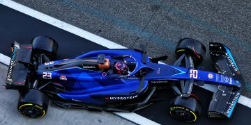 The Williams FW45 possessed 'a big personality', according to Alex Albon