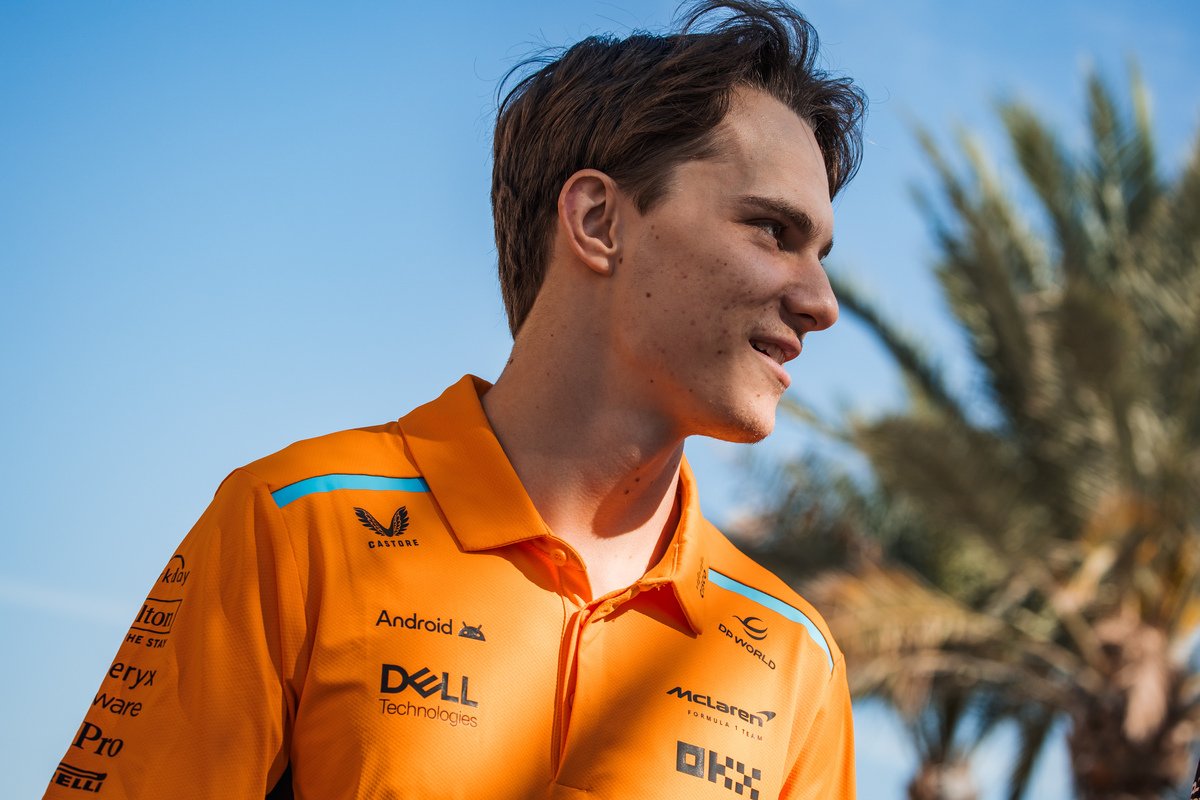 Oscar Piastri is satisfied with where McLaren is following pre-season testing. Image: Bearne / XPB Images