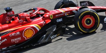 Charles Leclerc left Ferrari fastest on the final day of F1 pre-season testing. Image: Bearne / XPB Images