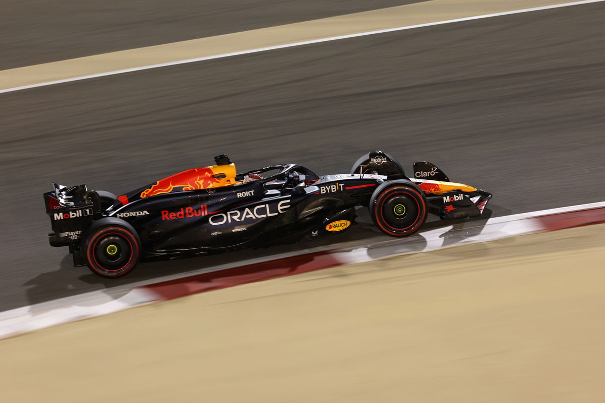 Max Verstappen has qualified on pole position for the Bahrain Grand Prix. Image: Staley / XPB Images