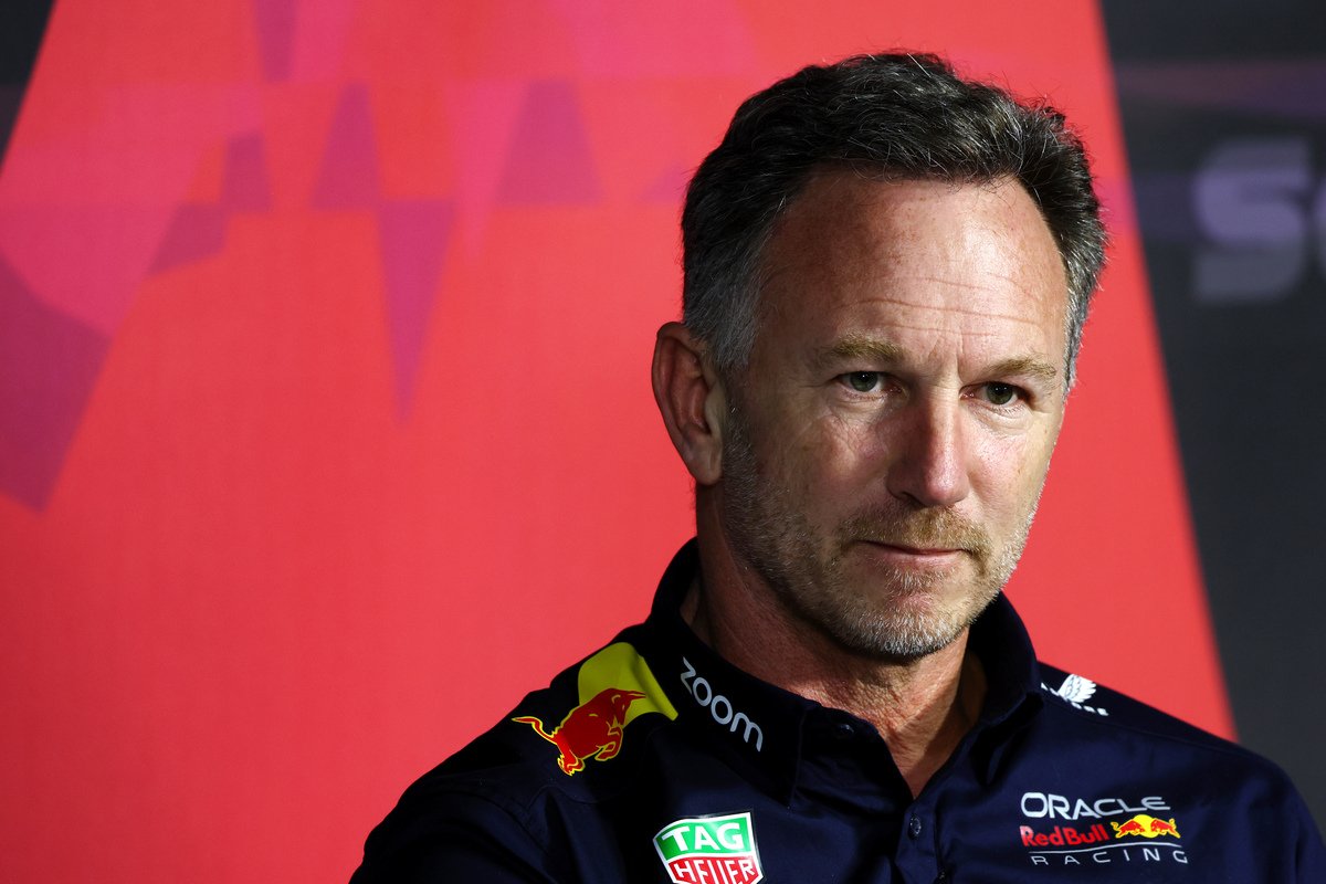 Christian Horner has lashed out at the media for ongoing coverage of off-track matters at Red Bull Racing. Image: Batchelor / XPB Images