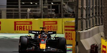 Max Verstappen eased to his first pole position in Saudi Arabia. Image: XPB Images
