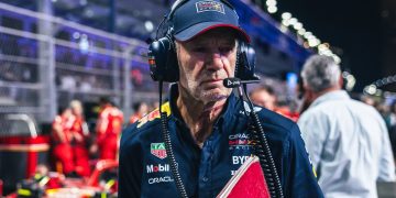 it's been claimed Adrian Newey could be moved full-time onto Red Bull's RB17 hypercar project. IMage: XPB Images