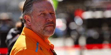 Zak Brown has signed a long-term deal to remainw ith McLaren until 2030. Image: Batchelor / XPB Images