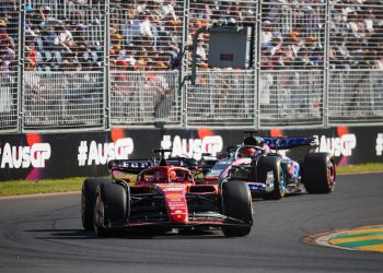 Charles Leclerc headed Free Practice 3 after a lap as the chequered flag waved. Image: Bearne / XPB Images