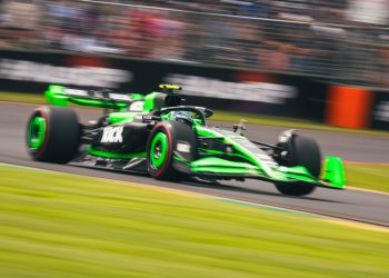 Zhou Guanyu will start the Australian GP from the pit lane. Image: Bearne / XPB Images