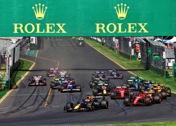 Carlos Sainz has headed a Ferrari one-two in the Formula 1 Australian Grand Prix. Image: Coates / XPB Images