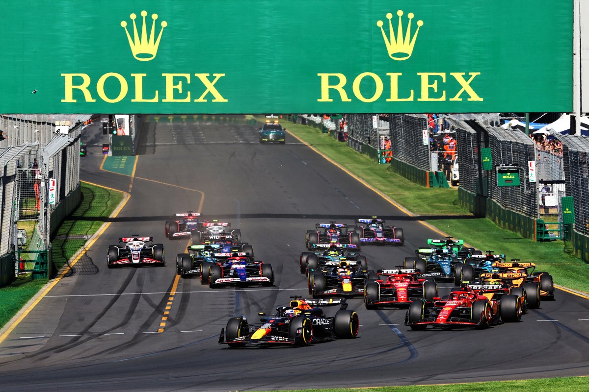 Carlos Sainz has headed a Ferrari one-two in the Formula 1 Australian Grand Prix. Image: Coates / XPB Images