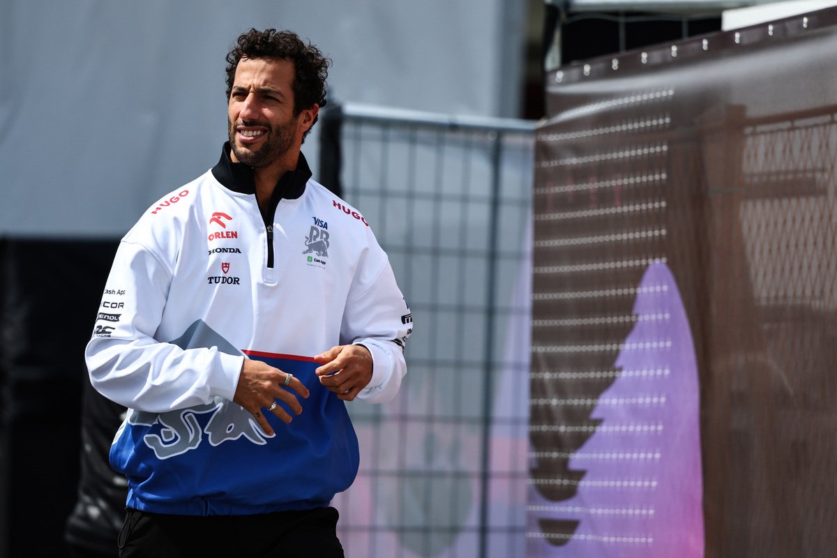 Daniel Ricciardo has admitted that discussions have been had within RB about potentially switching the Australian to a different chassis. Image: Charniaux / XPB Images