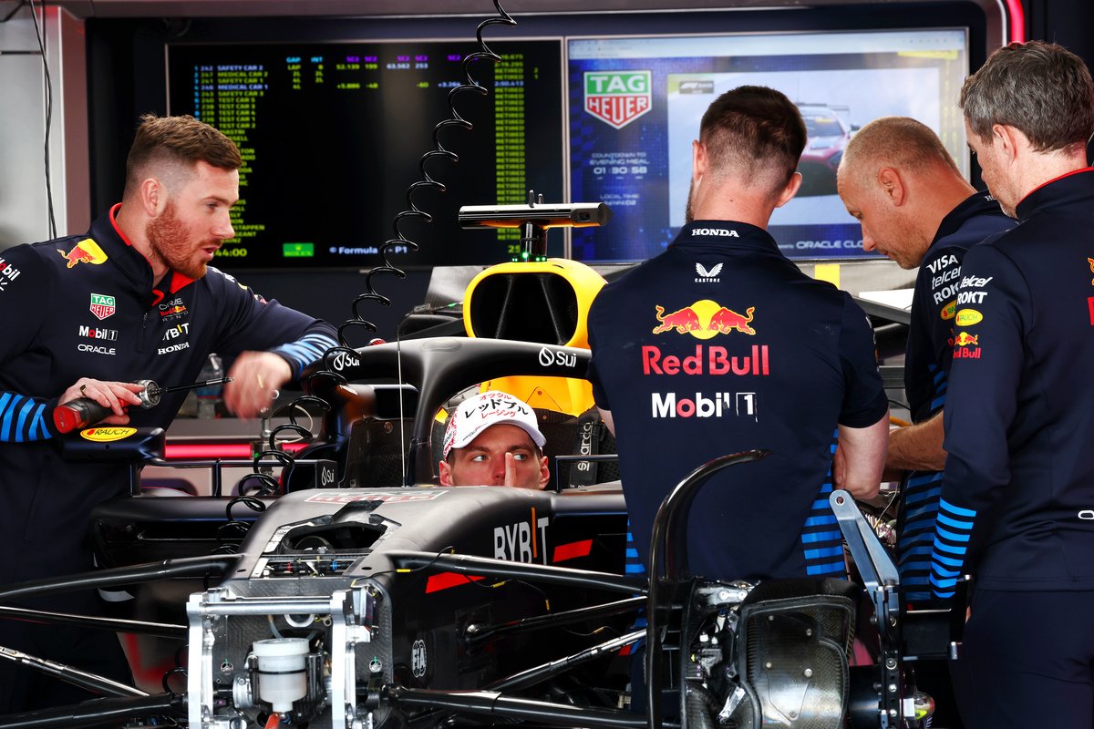 Red Bull Racing has upgrades to its floor at this weekend's Japanese GP. Image: Coates / XPB Images