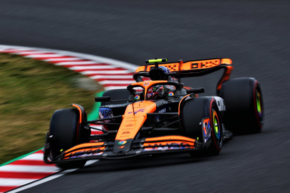 McLaren boss Andrea Stella believes the podium is a realistic target for his team in today's Formula 1 Japanese Grand Prix. Image: Coates / XPB Images