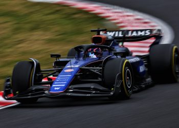 Progress on Williams' third chassis has been delayed by Alex Albon's Melbourne crash. Image: Coates / XPB Images