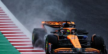 Oscar Piastri believes McLaren will be towards the front when the meaningful running begins in Suzuka. Image: Coates / XPB Images