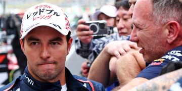 Red Bull Racing boss Christian Horner has denied suggestions from Sergio Perez that his future would be announced in the near future. Image: Coates / XPB Images