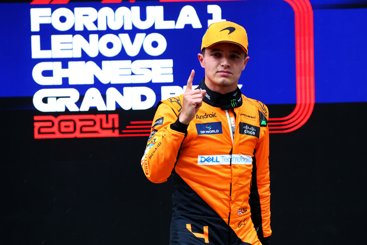 McLaren did not lobby race control to have Lando Norris' Sprint Qualifying pole lap reinstated at the Chinese Grand Prix. Image: Batchelor / XPB Images