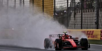 Ferrari has tested the latest iteration of the proposed spray guards ahead of their potential introduction into F1. Image: Rew / XPB Images