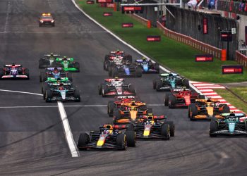 Max Verstappen has eased to victory in the Chinese Grand Prix while a clumsy move from Lance Stroll eliminated Daniel Ricciardo. Image: Batchelor / XPB Images