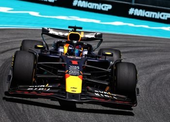 Max Verstappen has equalled Alain Prost's record of claiming six poles in a row to start the season after claiming top spot in qualifying for the Miami Grand Prix. Image: Coates / XPB Images