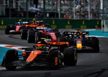 McLaren does not believe the pace it showed in Miami will be reflective of its performance at every race this year. Image: Staley / XPB Images