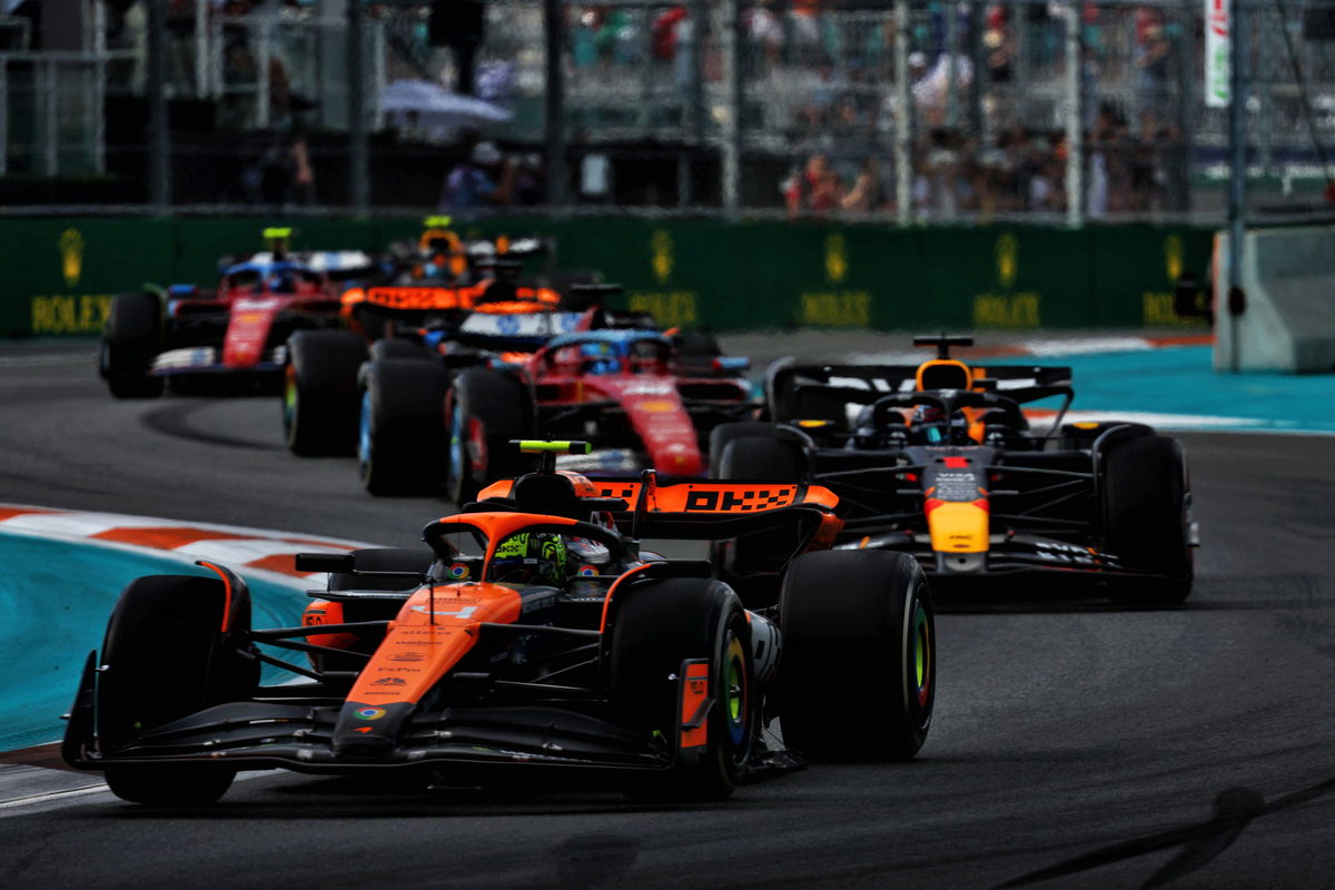 McLaren does not believe the pace it showed in Miami will be reflective of its performance at every race this year. Image: Staley / XPB Images
