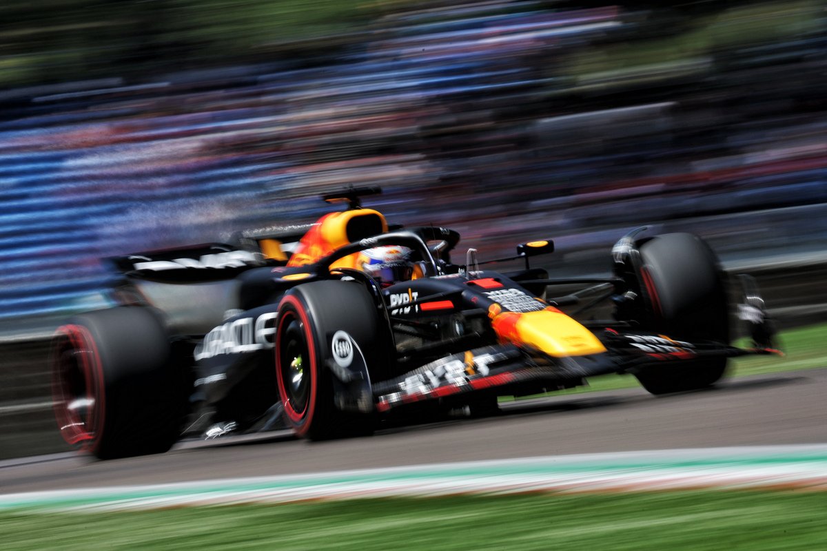 Max Verstappen claimed pole position for the Emilia Romagna Grand Prix. Image: Staley / XPB Images