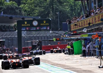 Provisional starting grid for the Formula 1 Emilia Romagna Grand Prix at Imola. Image: Batchelor / XPB Images