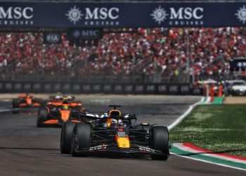 Max Verstappen demonstrated why he is a three-time world champion with his performance over the Emilia Romagna weekend. Image: Charniaux / XPB Images