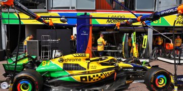 McLaren MCL38 - Ayrton Senna livery.
23.05.2024. Formula 1 World Championship, Rd 8, Monaco Grand Prix, Monte Carlo, Monaco, Preparation Day.
- www.xpbimages.com, EMail: requests@xpbimages.com © Copyright: Batchelor / XPB Images