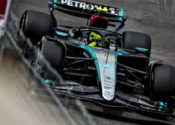 Lewis Hamilton topped the opening practice session of the weekend in Monaco from Oscar Piastri. Image: Charniaux / XPB Images