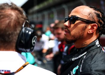 Lewis Hamilton (GBR) Mercedes AMG F1 on the grid. 30.06.2024. Formula 1 World Championship, Rd 11, Austrian Grand Prix, Spielberg, Austria, Race Day. - www.xpbimages.com, EMail: requests@xpbimages.com © Copyright: Coates / XPB Images