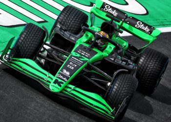 Robert Shwartzman during practice at the Dutch Grand Prix.