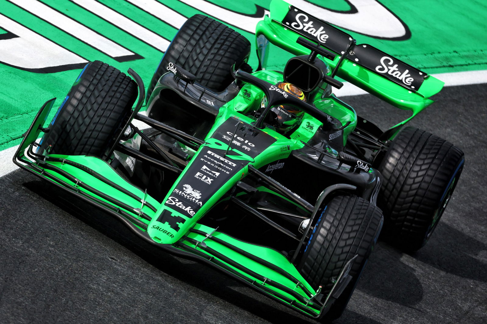 Robert Shwartzman during practice at the Dutch Grand Prix. 