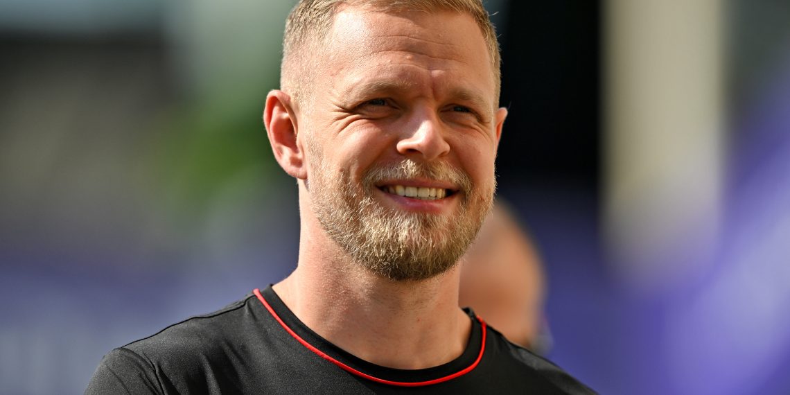 Haas driver Kevin Magnussen at the Formula 1 Abu Dhabi Grand Prix.