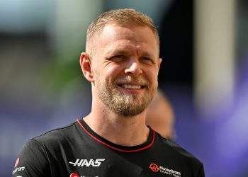 Haas driver Kevin Magnussen at the Formula 1 Abu Dhabi Grand Prix.