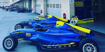 AGI Sport and its young drivers are set up for the final pre-test before Round 1 of the UAE F4 Championship. Image: Supplied