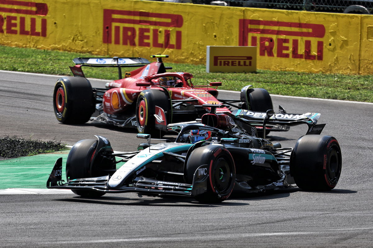 Kimi Antonelli suffered a 52G impact when he crashed out of opening practice in Monza. Image: Bearne / XPB Images