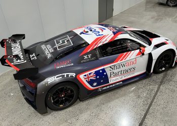 Will Brown will drive this Audi with Brad Schumacher. Image: Supplied