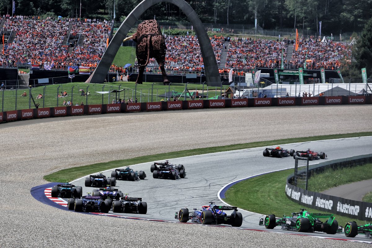 Full results from the Formula 1 Austrian Grand Prix at Red Bull Ring. Image: Bearne / XPB Images