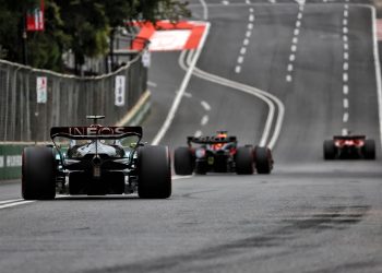 Provisional starting grid for the Formula 1 Azerbaijan Grand Prix at Baku Street Circuit. Image: Coates / XPB Images