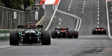 Provisional starting grid for the Formula 1 Azerbaijan Grand Prix at Baku Street Circuit. Image: Coates / XPB Images