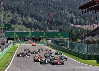 Updated race results for the Belgian Grand Prix following the exclusion of George Russell. Image: Bearne / XPB Images