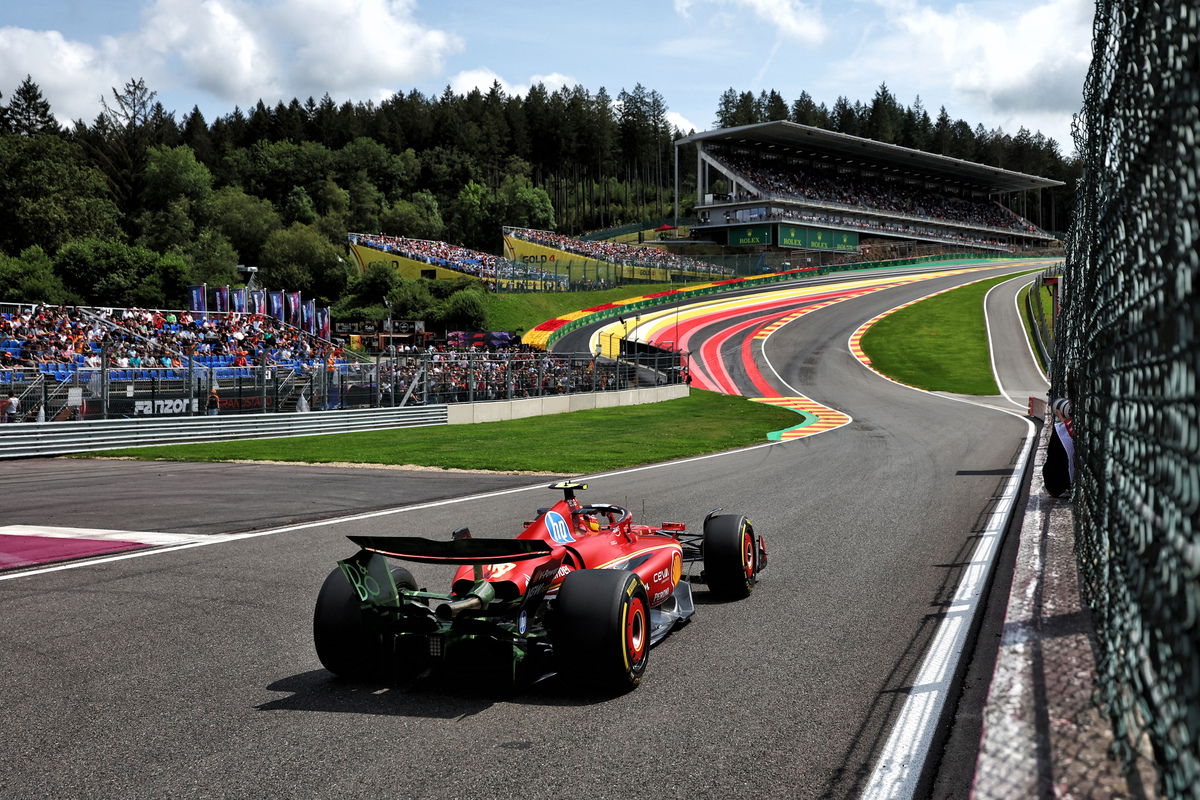 Provisional starting grid for the Formula 1 Belgian Grand Prix at Spa-Francorchamps. Image: Moy / XPB Images