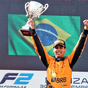 Gabriel Bortoleto has been named as team-mate to Nico Hulkenberg at Sauber next season. Image: XPB Images