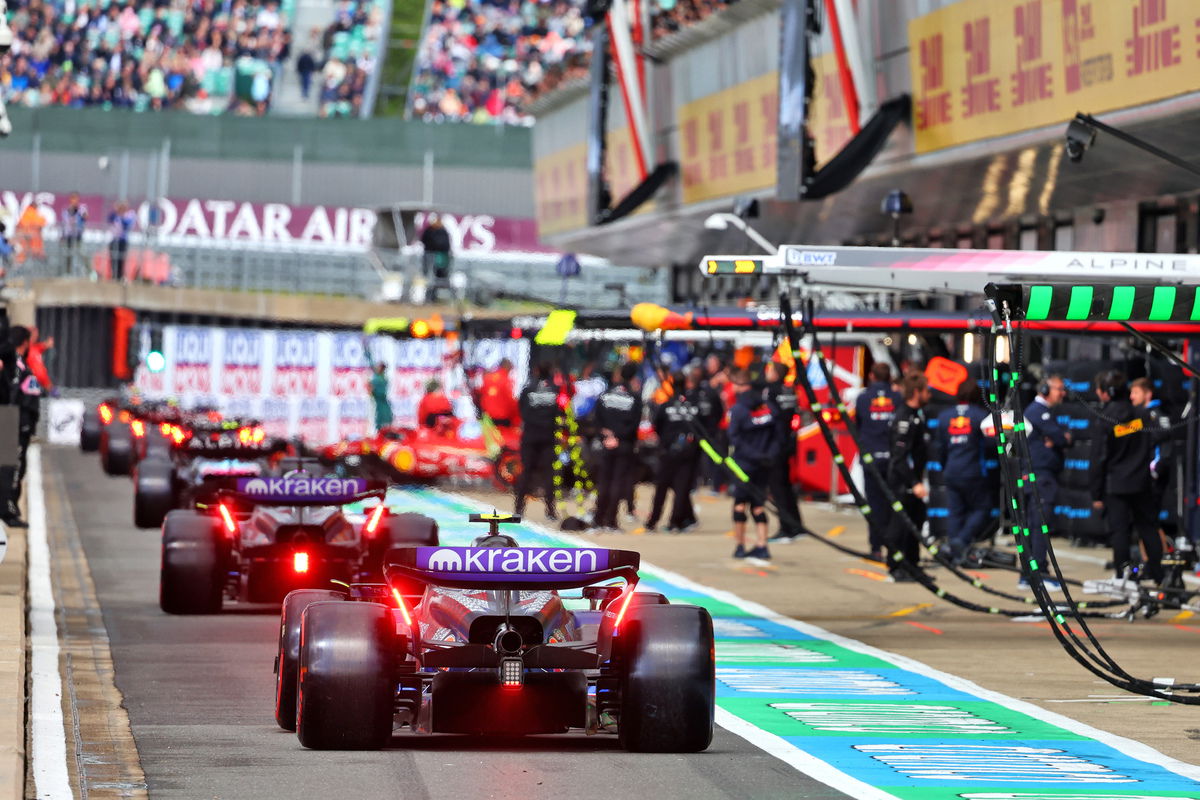 Provisional starting grid for the Formula 1 British Grand Prix at Silverstone. Image: Batchelor / XPB Images