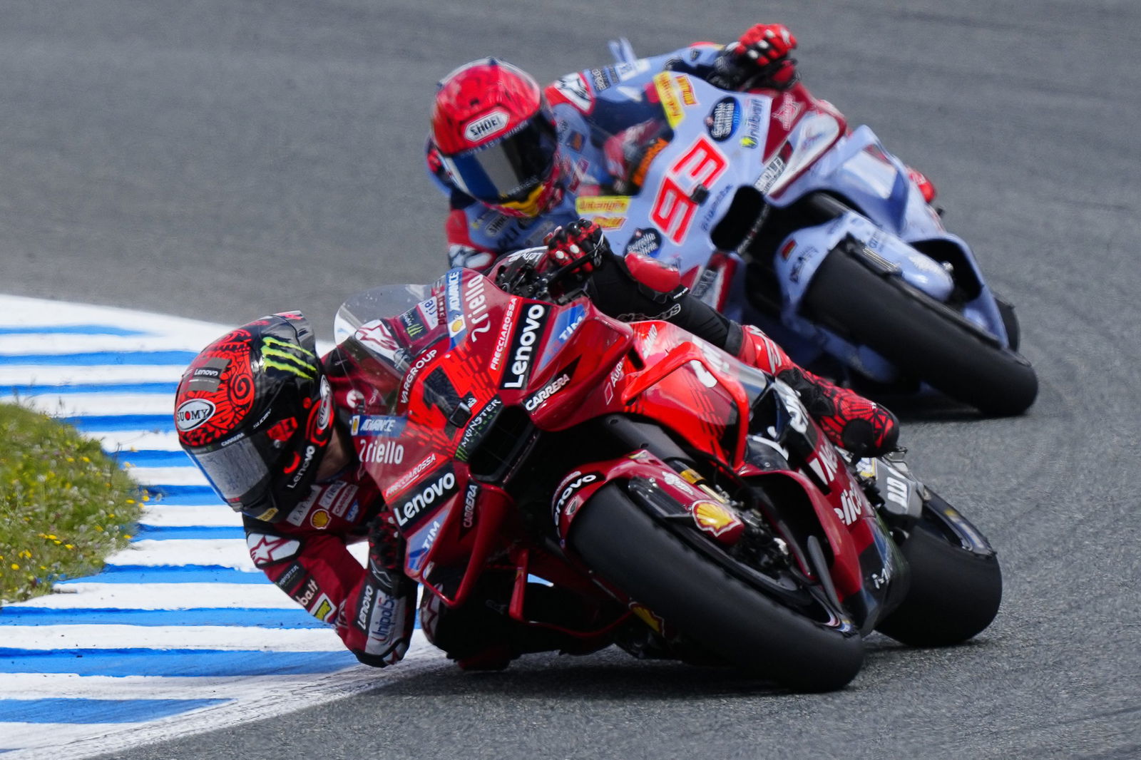 Francesco Bagnaia beats Marc Marquez in Jerez MotoGP thriller