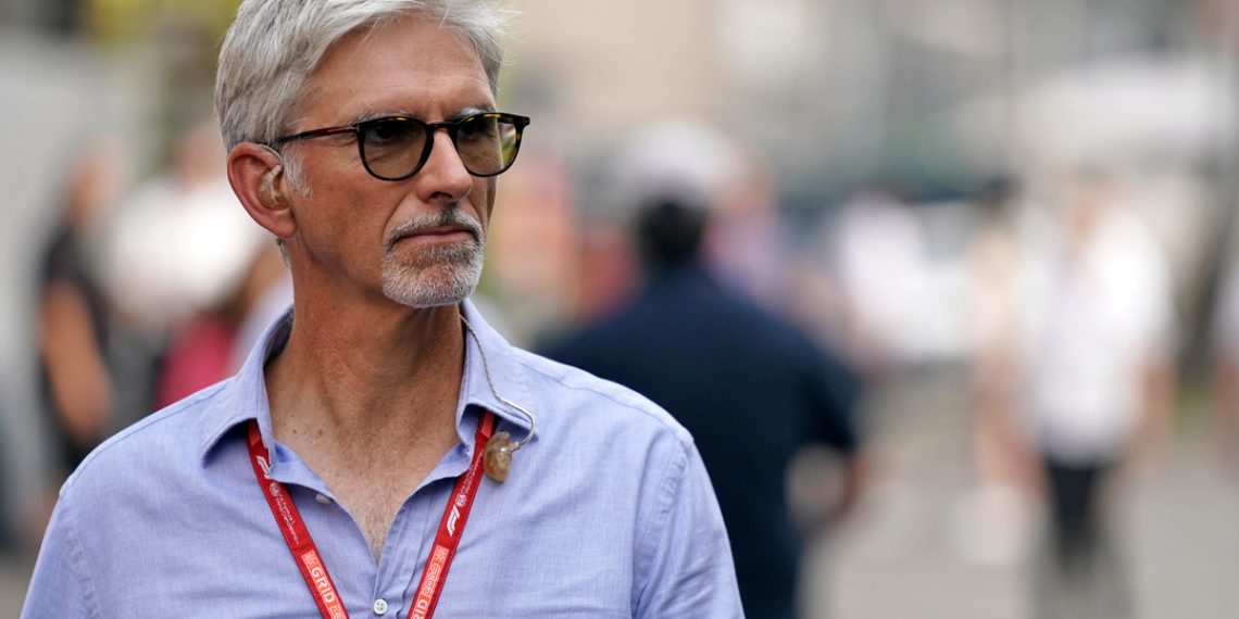 Veteran Sky F1 pundit Damon Hill has announced he will leave the broadcaster. Image: Dungan / XPB Images